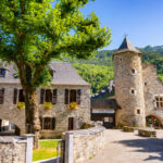 Sant Lary Soulan village in France Pyrenees located on the  Bagnères-de-Bigorre discrict and the  Vielle-Aurepicturesque canton. With stone houses near Ski areas and thermal waters in the Hautes-Pyrénées, Very close to the frontier with Spain in Huesca province.