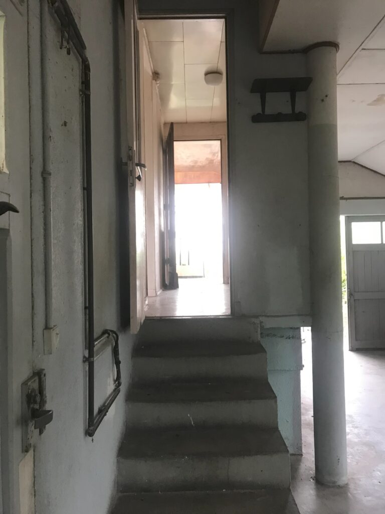 vue 2 escalier garage vers sas entrée